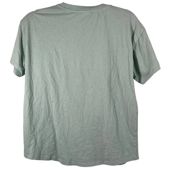 Disney Womens Green Pooh Piglet Tiger Embroidered Short Sleeve Nostalgia Top M - Picture 7 of 7